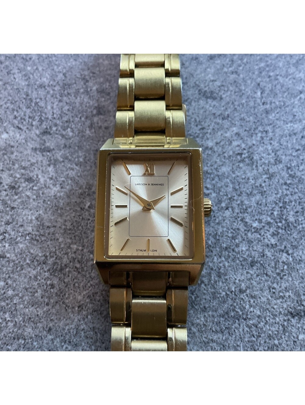 LARSSON AND JENNINGS WeWoreWhat Boyfriend Bracelet Watch, 22mm Gold Tone B-V
